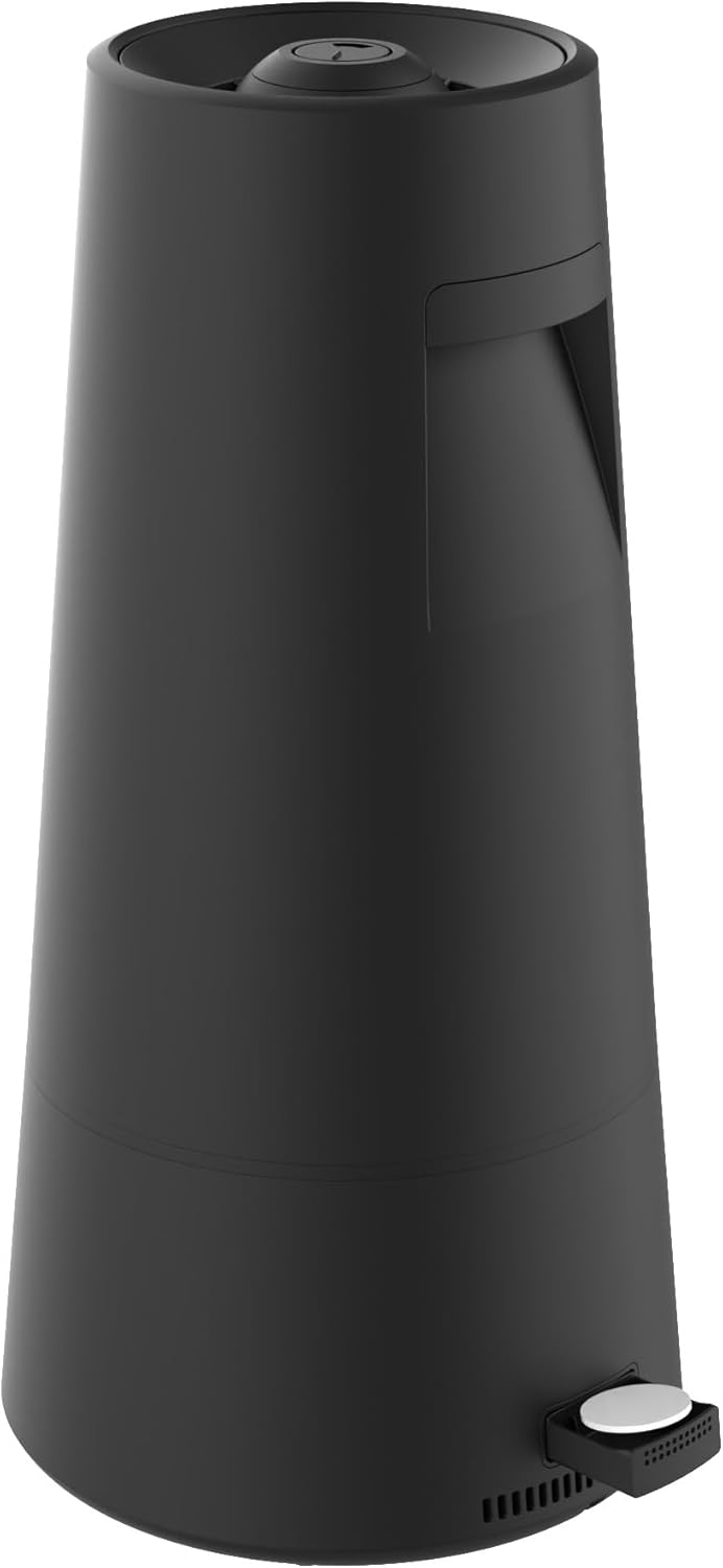 PureGuardian 1.5 Gal Ultrasonic Warm & Cool Mist Humidifier with UV-C Light, IntelliSense Humidistat, 90-Hr Runtime, for Large Rooms up to 540 Sq. Ft., Black, H5665B