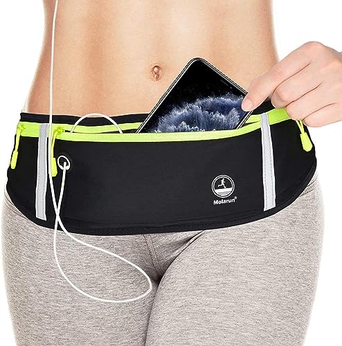 Molarun RNB-1 Slim Running Belt Fanny Packs For Women & Men, Waist Pack Runners Bag Money Belt Phone Holder thumb #5