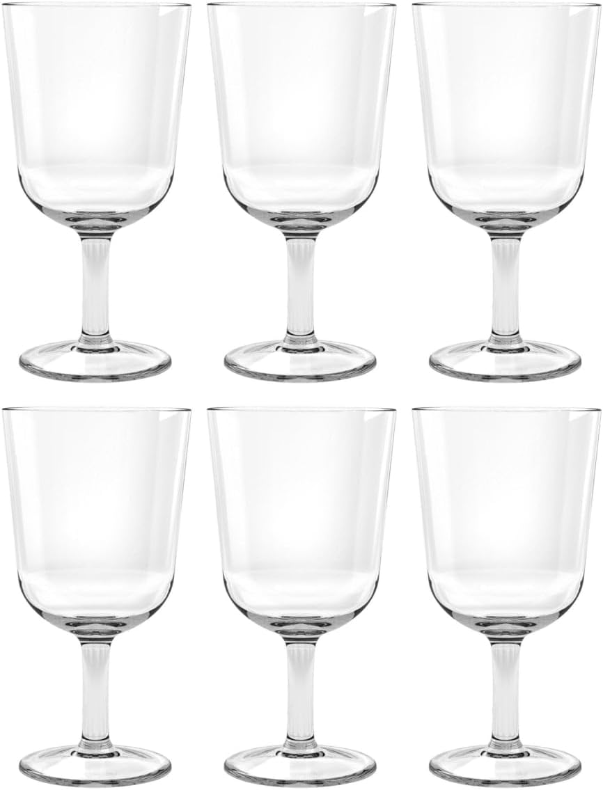Tritan™ Simple Wine Glass - Clear -16 oz - Set of 6
