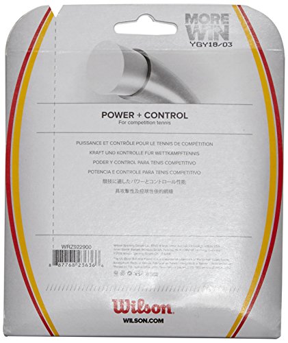 Wilson Tennis Racket String, Poly Pro, 12.2 M, Silver, 1.25 Mm, Unisex, Wrz922900 #TOP1
