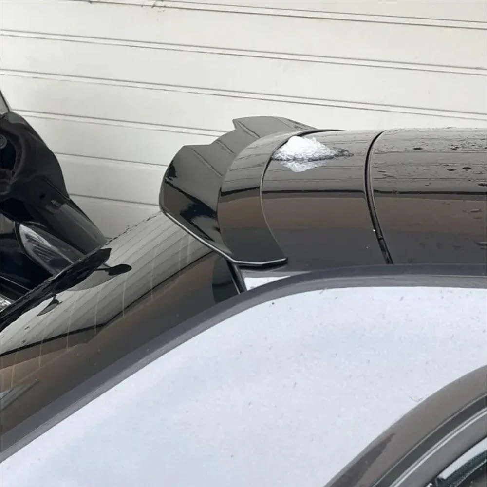 Tylny spojler dachowy samochodu kompatybilny z Audi A3 Sportback 8P Facelift 2004-2013 tylne skrzydło czarny błyszczący zestaw karoserii ABS akcesoria tuningowe(Matte Black)
