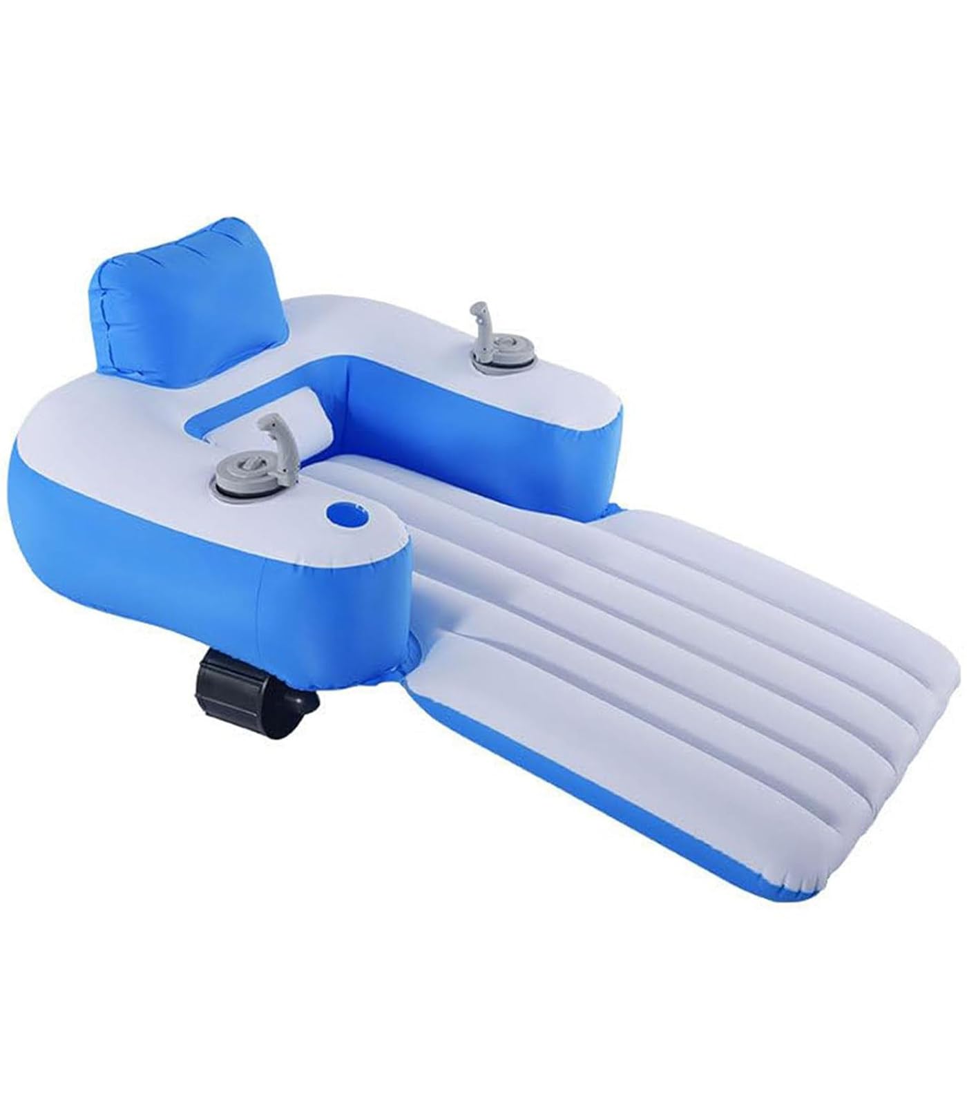 Kindevieft Motorized Pool Float | Inflatable floating platform for relaxation, portable and comfortable floating mat B-Rectangular