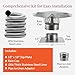Fireside Chimney Supply Basic Flexible Chimney Liner Kit - 6 Inch x 25 Feet