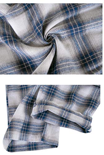 BYX SweetLeisure Big Boys Long Sleeve Plaid Pajamas Cotton Young Teens Sleepwear 10-17Years3
