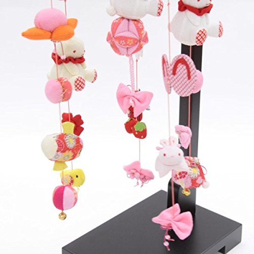 Amazon | 吊るし飾り 桜うさぎ 飾り台セット 中 スタンド付き 高さ90cm