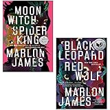 The Dark Star Trilogy 2 Books Collection Set By Marlon James(Black Leopard, Red Wolf, Moon Witch,...