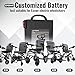 Easwe Customized Electric Wheelchair Battery, Compatible with Easwe A10/B10/B20/E10, 24V/12AH Lithium, Electric Wheelchair Accessories