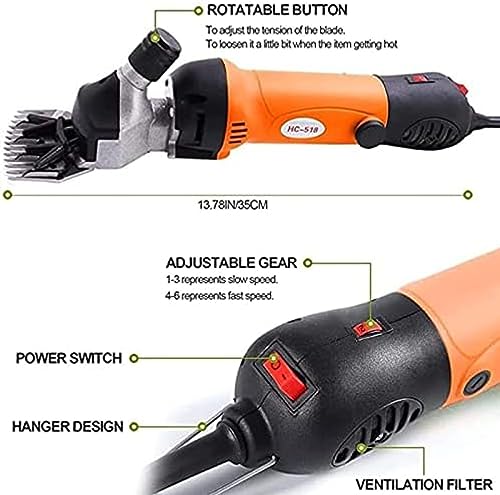 Máquina De Tosquiar Ovelhas Elétrica, Máquina De Tosquiar Cabras, Aparador Profissional De Pêlos De