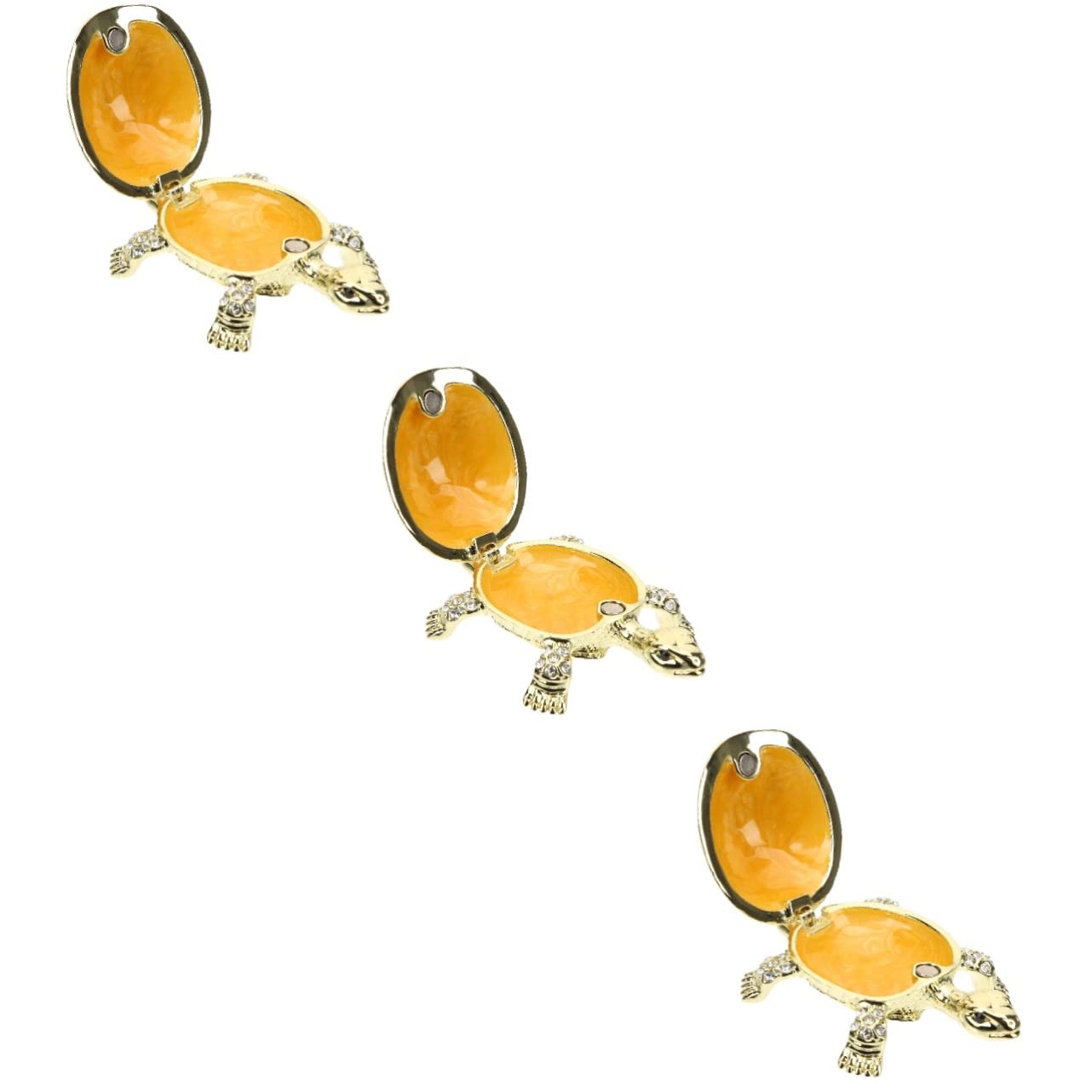 LIFKOME 3pezzi Scatola Porta Gioielli Forma Di Contenitore Decorativo Per Anelli e Collane Design Elegante e Creativo Scatola Porta Bijoux Compatta e Resistente Per Amiche e Appassionate