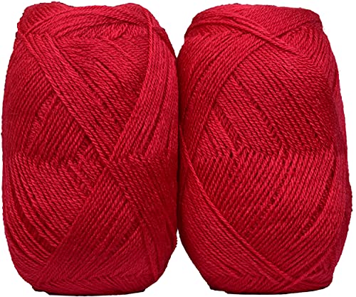 Image of Chirag Bigboss Melon (600 gm) Wool Ball Hand Knitting Wool /Art Craft Soft Fingering Crochet Hook Yarn, Needle Knitting Yarn Thread Dyed