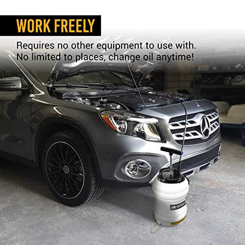 Ewk 10.5L Manual Oil Extractor Change Pump For Automotive Fluids Vacuum Evacuation #TOP4