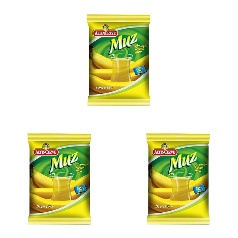 Altıncezve Muz Aromalı İçecek Tozu 250 Gr 3lü paket