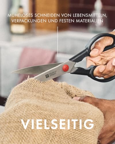 ZWILLING Twin L Vielzweckschere, 20cm, Rostfreier Spezialstahl, Schwarz – Ansicht 3