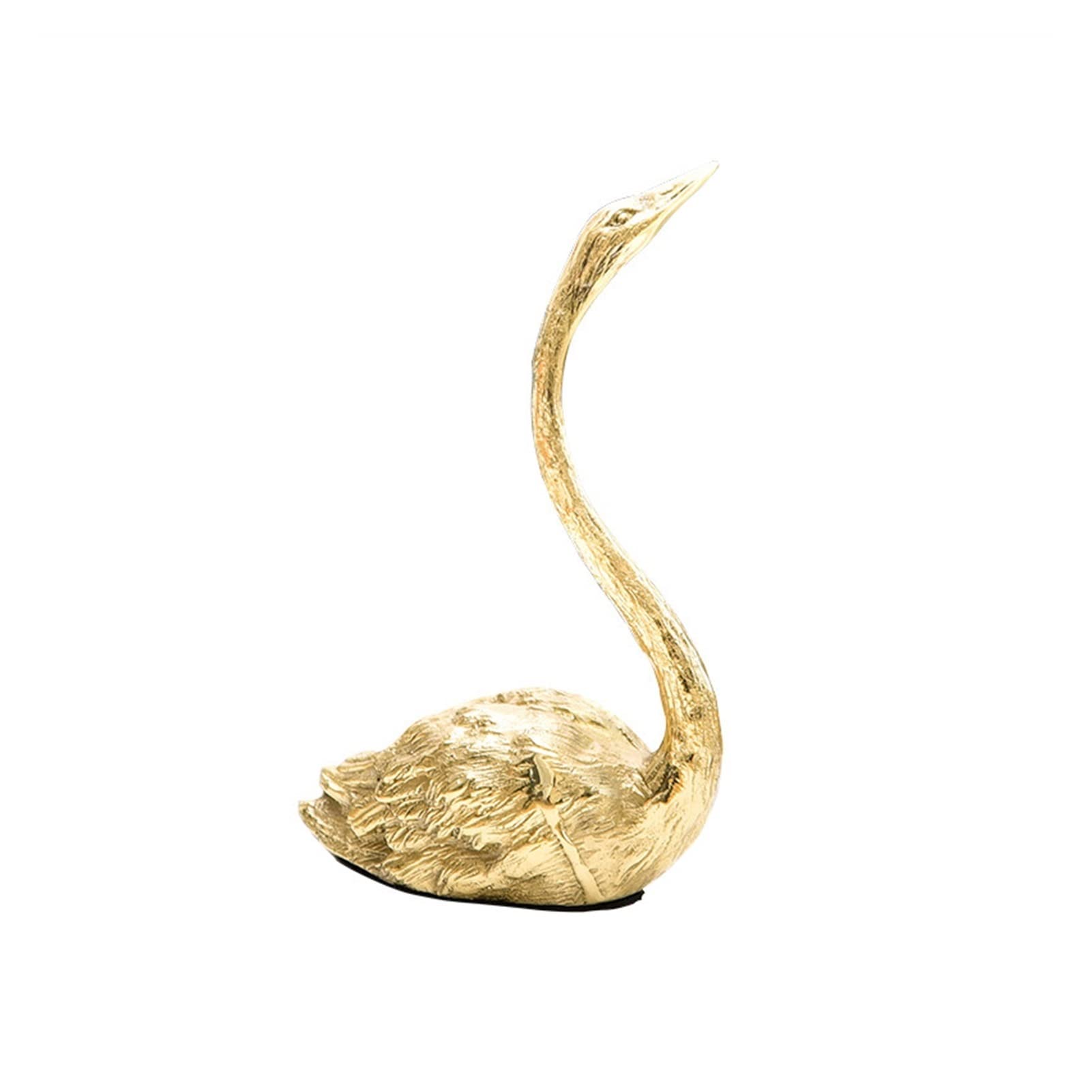 SnamicE Sculpture Decor Creative Brass Swan Ornaments Home Accessories Bookcase Living Room Office Desktop Decoration Statue Decoration,