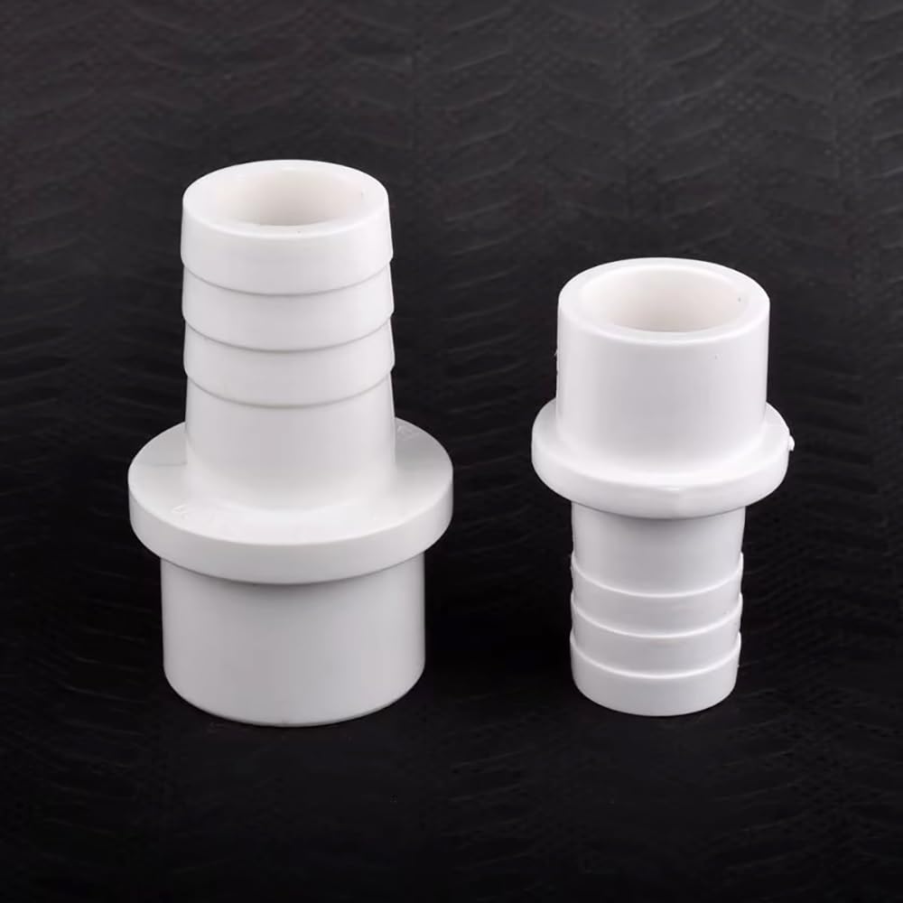 Conector Pagoda de PVC (20 Unidades), Color Blanco, Adaptador for Manguera de riego de jardín de 20/25/32 mm.(20pcsx32mmx16mm)