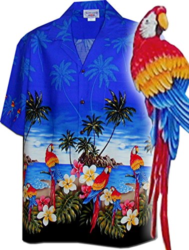 Parrot-Collection-Mens-Hawaiian-Shirts