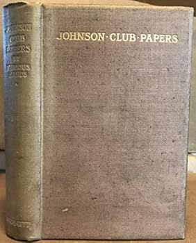 Hardcover Johnson Club Papers by Various Hands [Signed by T. Fisher Unwin] Book