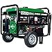 DuroMax XP4850EH Generator-4850 Watt Gas or Propane Powered-Electric Start-Camping & RV Ready, Dual Fuel Portable Generator, Green