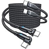 Das USB-C-auf-USB-C-Kabel hat einen eingebauten 56Ω Pull-up-Widerstand und einen 22AWG dicken Kupferkern für Sicherheit. Der verstärkte Nylonmantel sorgt für Flexibilität und stellt sicher, dass das USB-C PD-Kabel mit einer Lebenserwartung von über 20.000 Biegungen gut geschützt ist