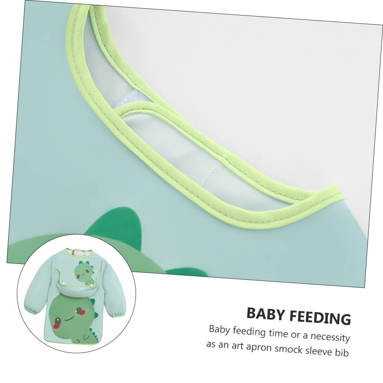 Lätzchen bibs babylätzen Schutz für Babykleidung Kunstkittel mit langen Ärmeln umstandskleidung schürze Strapazierfähiger Kittel für Kleinkinder mit Latz