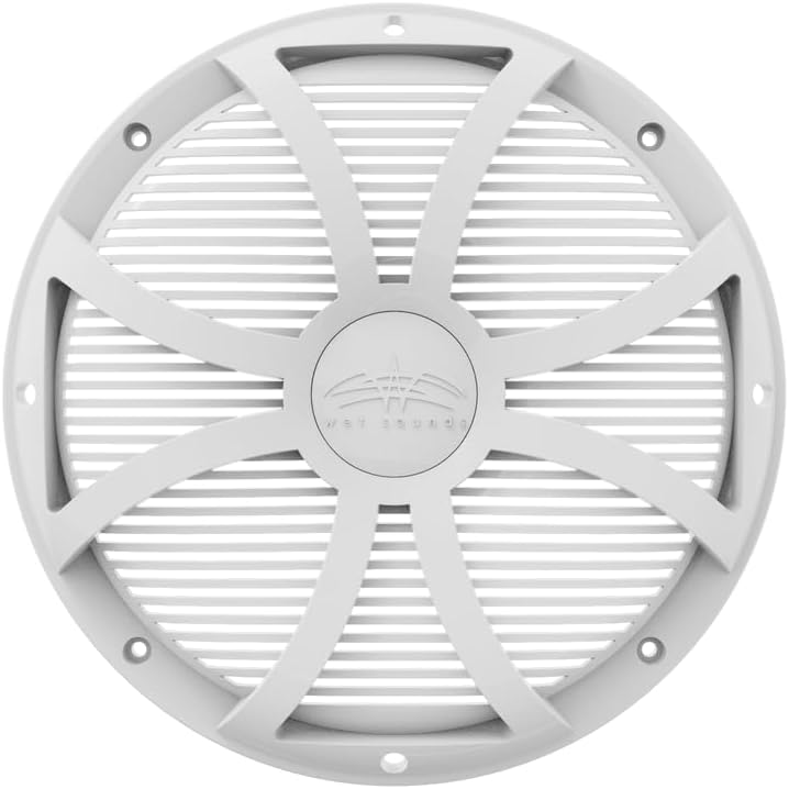 Wet Sounds REVO 12 SW-W Grill White SW Closed Style Grill for the REVO 12 Inch LED Marine Subwoofer