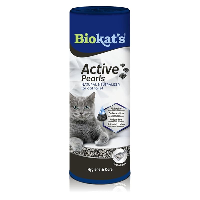 Aditivo para Areia de Gatos com Carvão Ativado Biokat's Active Pearls 700 mL