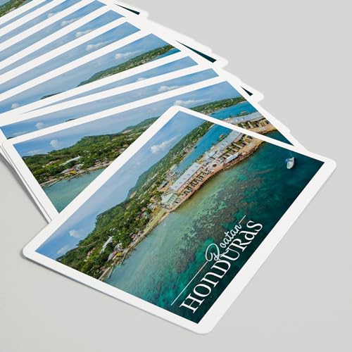 Lantern Press Naipes Roatan Honduras Póker 52 Cartas miniatura 5