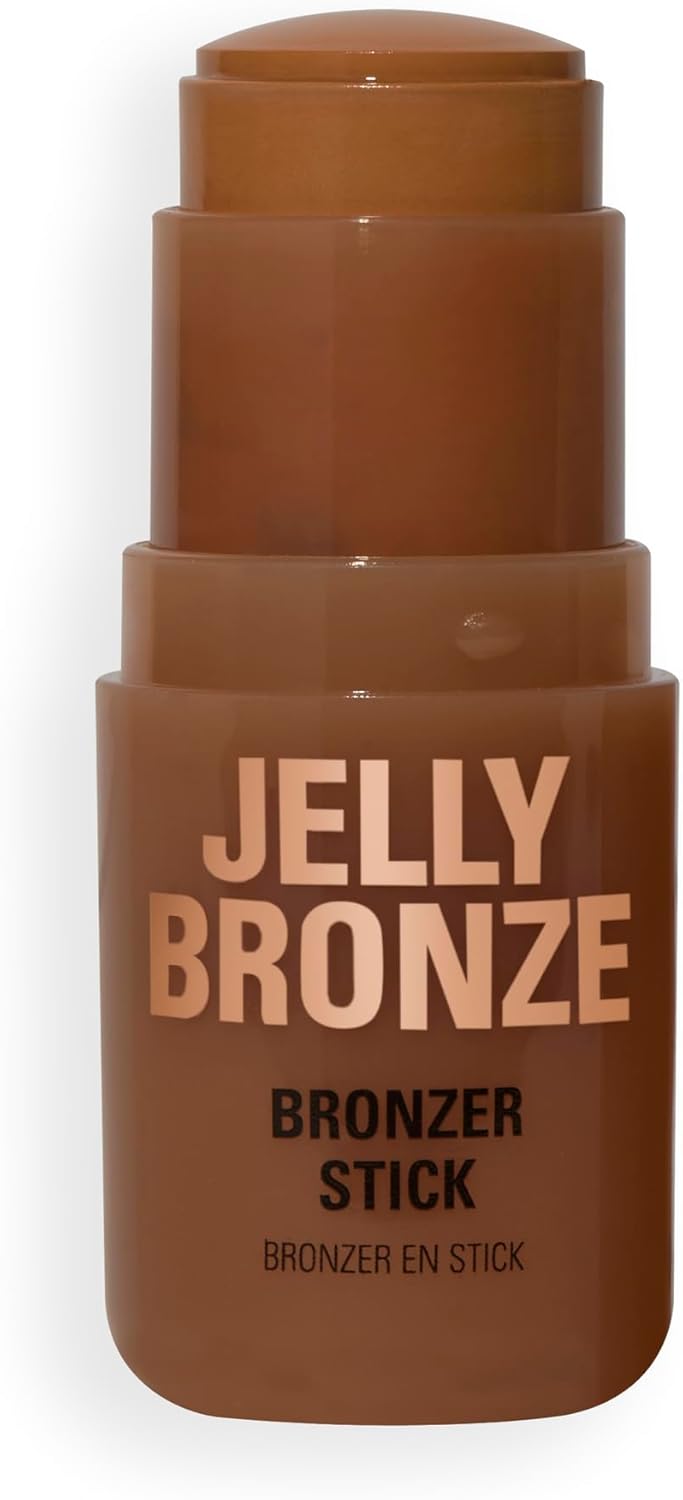 Revolution Jelly Bronzer Tint – Bronzer gel voor een natuurlijke zonnige gloed op wangen, vegan en niet op dieren getest – Medium Sunset – 8 g