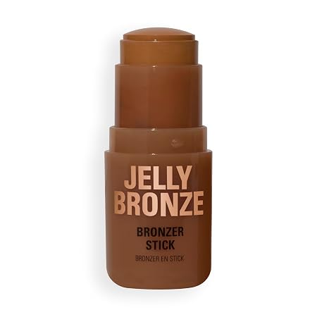 Revolution Jelly Bronzer Tint - Bronzing Makeup for Naturally Sunkissed Cheeks, Vegan & Cruelty Free - Medium Sunset - 8g