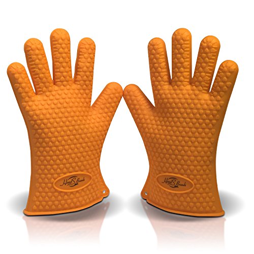 Hands Brands BBQ and Oven Gloves, Heat Resistant