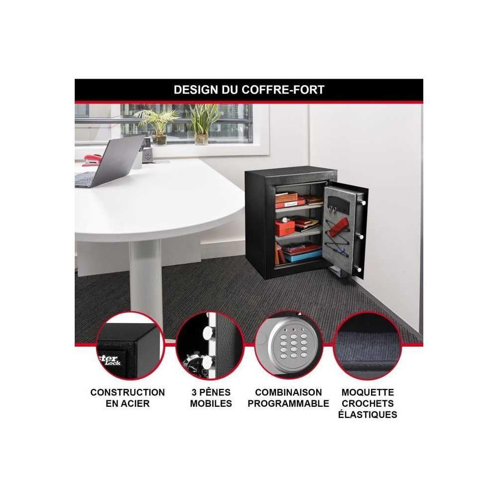 Caja fuerte de seguridad reforzada MasterLock XL
