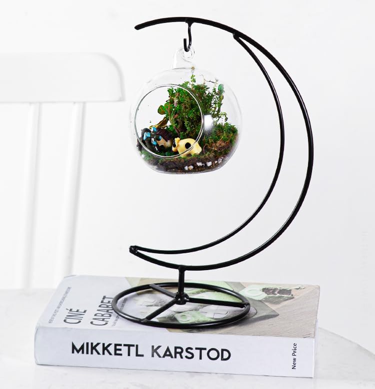 Miniatura 4 de Maibloln Soporte de exhibición de adornos, soporte para colgar adornos de bolas de vidrio, soportes de adornos para plantas colgantes, soporte de