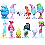 figuritas trolls 【Material】 Hecho de material de PVC ecológico, seguro y ecológico, con un diseño de empalme inteligente y una apariencia exquisita.