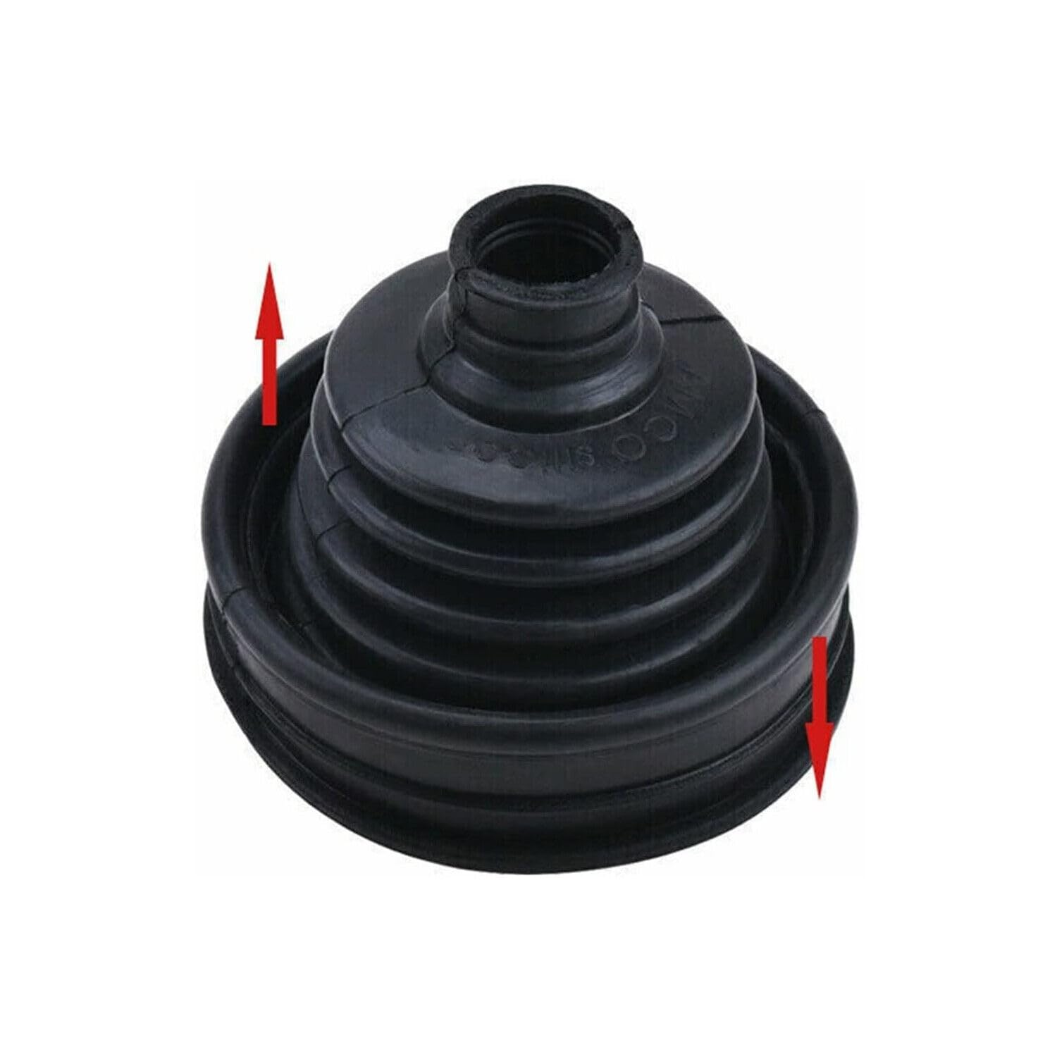 Soufflet De Cardan Split Constant Velocity Lot de 4 soufflets protection universels en silicone pour joints homocinétiques à vitesse constante, pour arbres transmission et outils automobiles