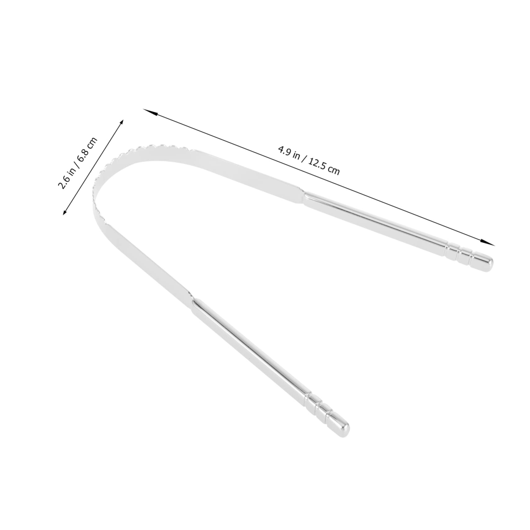 Healeved 8pezzi Raschietto Per Lingua Inossidabile Strumento Portatile Per Igiene Orale Rimuove Residui Alimentari e Alitosi Facile Da Pulire e Sicuro Per Adulti Accessorio Per Della Bocca