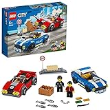 LEGO City Polizei-Sets enthalten Gebäude voller Funktionen, coole Fahrzeuge und witzige Charaktere, um Kinder zu fantasievollen Rollenspielen und Abenteuern in authentischen Stadtkulissen anzuregen