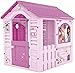 Chicos - Pink Princess Spielhaus Kinder Outdoor | Robuster und langlebiger | Gartenhaus Kinder für Jungen und Mädchen ab 2 Jahren, Rosa (89613)