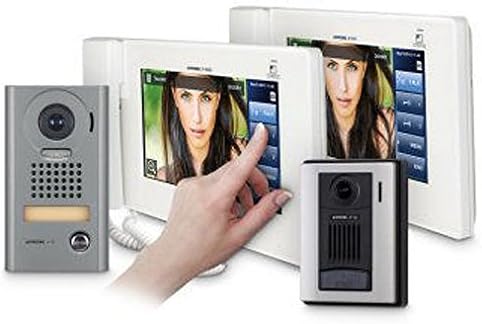 Aiphone JPS-4AEDV 7 Inch TouchScreen HandsetHands-Free 4 x 8 Color Video Set