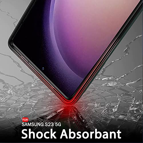 Image of TheGiftKart Sleek Back Cover Case for Samsung Galaxy S23 5G | Slim Fit Protective Design | Ultra Matte Finish | Camera Protection Bump | Soft Silicon Back Cover for Samsung S23 5G (TPU | Black)