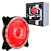 Theaceae 120 mm PC-Gehäuselüfter | Kühlende PC-Lüfter mit LED-Beleuchtung - Geräuscharme Computerlüfter mit hydraulischem Lager, Kühlkomponenten für Desktop-CPU