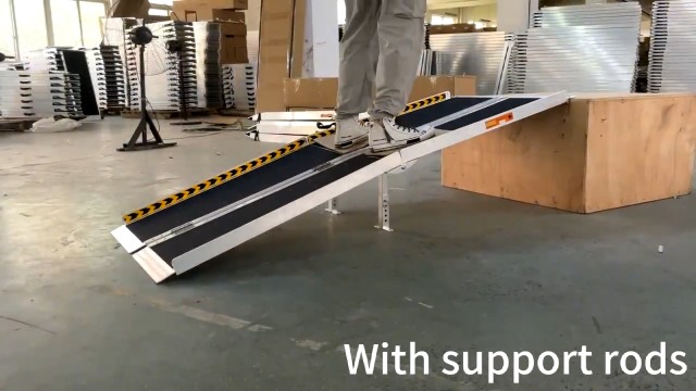 gardhom アルミ スロープ 2本セット 140CM Amazon.co.jp: gardhom アルミスロープ サポート脚付き 長さ