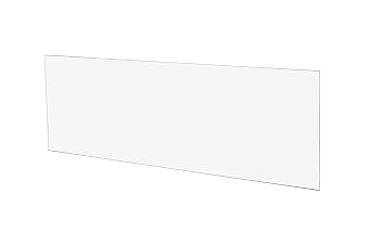 Clear Acrylic Plexiglass Sheet - 1/8" Thick Cast - 9" x 24"