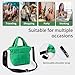 Women Puffer Tote Bag With Top Handle Lightweight Handmade Waterproof Nylon Puffy Shoulder Bag Dupe Purse For Gym Work Travel Overnights Weekend Trips.(Green)