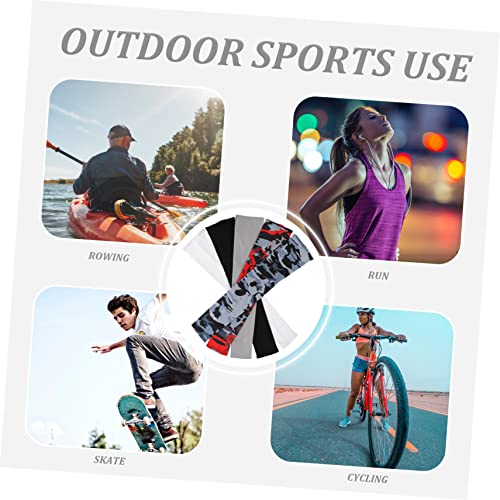 GALPADA 5 Pares Mangas De Seda De Gelo Mangas De Resfriamento Do Sol Capa De Braço Manga De Escudo D