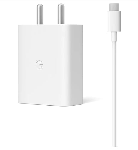 Google 30W - 5A, Usb-C, Power Adaptor For Laptop Devices (White) (Ga02431-In)