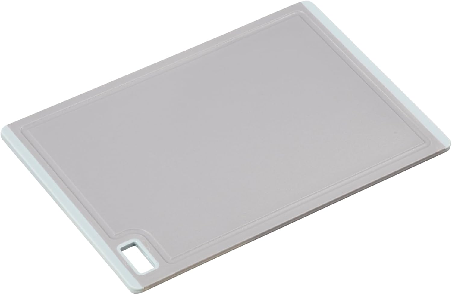 Kesper 30880 Chopping Board, Material: Plastic (PP/TPE), Dimensions: 30 x 20 x 0.95 cm, Colour: Grey