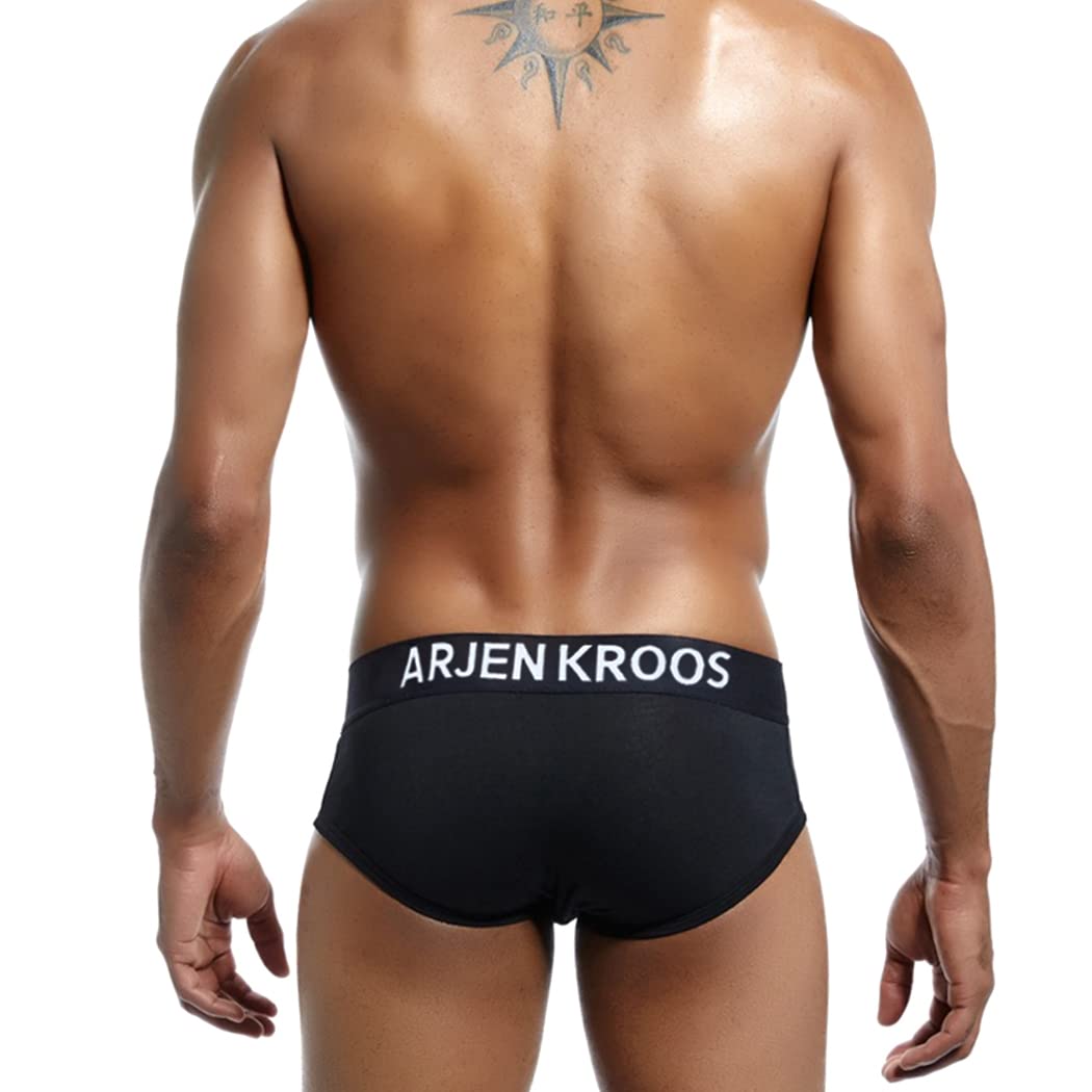 Casey Kevin Slip Uomo Cotone, Mutande Uomo Slip Briefs, Comodo portivo Intimo Elasticizzato Solid Basic Underwear Pacco da 6