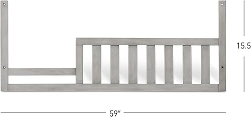 Miniatura 2 de Child Craft Legacy Westgate - Kit de conversión de riel de guardia para niños pequeños, color gris Chelsea