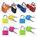 Liwein Piccolo Lucchetto Colorato con Chiave,Mini Lucchetto da Viaggio Colorato in Ottone Blocco da Viaggio sicurezza serratura per Zaino Borsa Armadietto Porta Cassetto 8 Pezzi