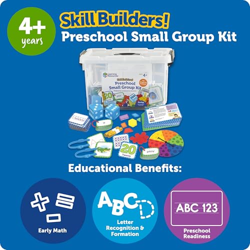 Learning Resources Skill Builders Preschool Small Group Kit, Alphabet Learning Toys, Letter and Number Recognition For Preschoolers, Classroom Math Games, Classroom Must Haves, Homeschool Supplies by Learning Resources - Image 5